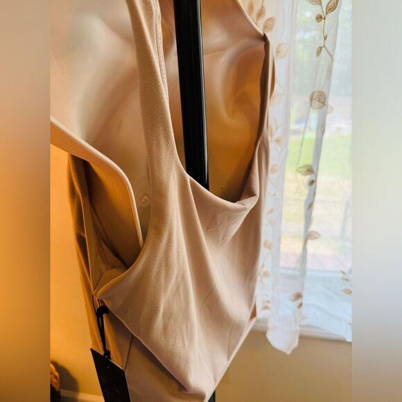 J.o&Co pale pink crop tank top size XL NWT - Picture 2 of 10